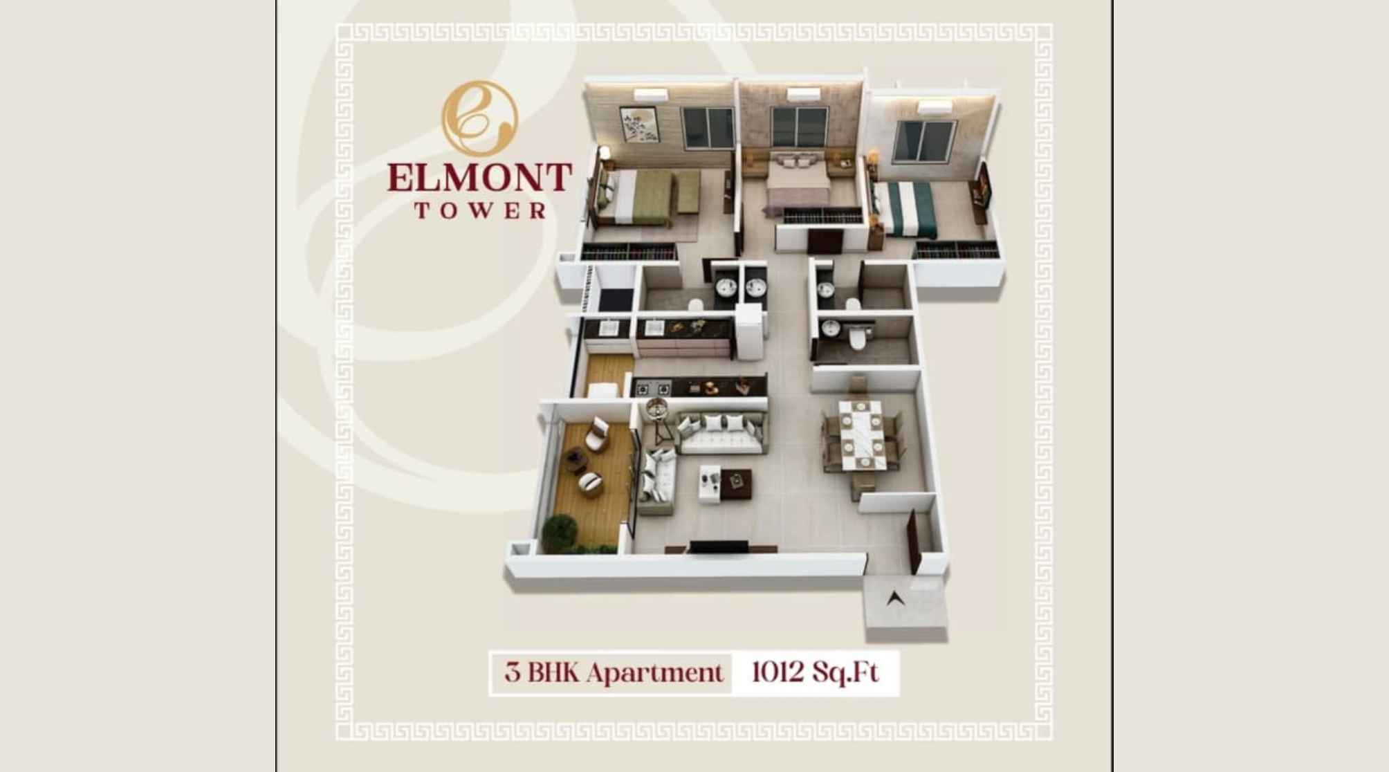 Elmont-Towers-3-BHK-Floor-Plan-1012-sqft